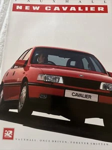 Vauxhall Cavalier Range Genuine Original Car Sales Info Brochure Frameable 1988 - Picture 1 of 3