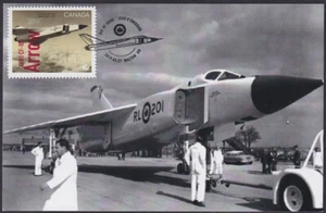 CANADA Sc #3175.2MAXICARD ONORA I CANADESI in VOLO - FRECCIA AVRO CF-105 - Foto 1 di 1
