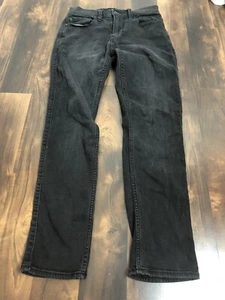 Hollister women's/teenagers black jeans sz 28 x30 skinny fit stretch Ah21 - Picture 1 of 8