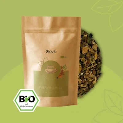 Ayurveda Pitta BIO Kräutertee Ingwer Zimt Koffeinfrei Harmonisch Würzig Biovic