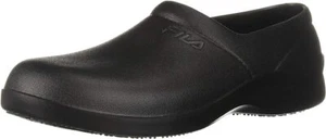 Fila Men's Galvanize Slip Resistant Work Shoes Slip Resistant Black/Black - Picture 1 of 10