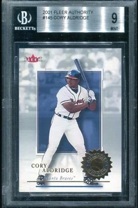 Fleer Authority #145 2001 - Cory Aldridge [/2001] BGS 9 novato - Imagen 1 de 2