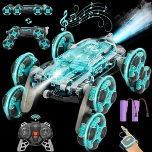 8WD Remote Control Cars Toys for Ages 8-13 Rc Stunt Drift Cars Kids 360°Rotating - Picture 1 of 7