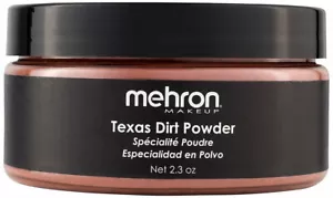 Mehron Texas Dirt Specialty Powder produzione effetti film trucco polvere terreno fx - Foto 1 di 11