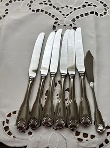 Silver Plate Flatware Knives The Main Course Shell MNF2 - Picture 1 of 5