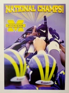 Bernie Kosar Greeting Cards Michigan National Champs 1997 Football Scores Blank - Picture 1 of 3