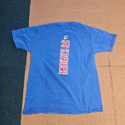 Chris Kreider New York Rangers Shirt Hockey NHL #20 Youth Large W3a - Image 1 of 4