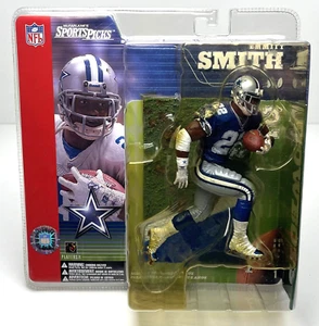 McFarlane Toys - Sports Picks - #22 Emmitt Smith - RB Cowboys (rare blue jersey) - Picture 1 of 2