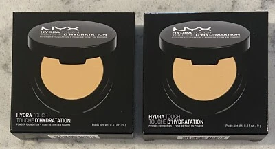 NYX Hydra Touch Cake Powder Foundation HTPF10 Amber Make-up NEW - Lot Of 2 - Image 1 of 4