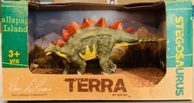 FIGURA DE JUGUETE DE DINOSAURIO TERRA BY BATTAT STEGOSAURUS PLÁSTICO DAN LORUSSO [M7] Foto 1 de 4