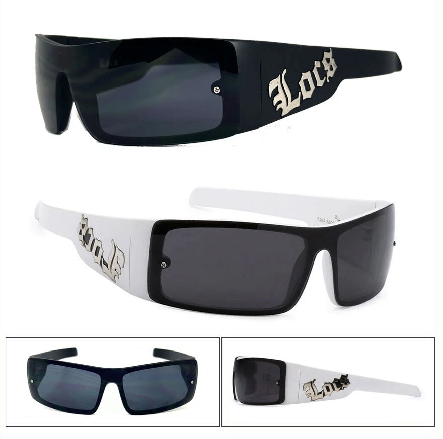 Locs Cholo Motero Gafas De Sol Moto Og Estilo Banda Patrón LC01