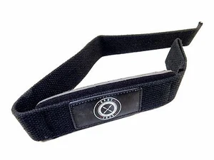 Correas de gimnasio de 23" ~ Spot Lion Fitness, levantamiento de pesas potente, negro sólido ~ #SPL5 - Imagen 1 de 11
