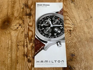 Folleto Booklet - HAMILTON - KHAKI CHRONO - Español - Picture 1 of 3