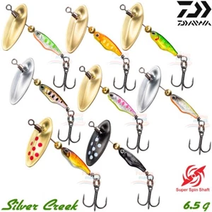 Daiwa SILVER CREEK Spinner SS 6,5 g Cuerpo 45 mm Hoja 30 mm Spinner Surtido - Imagen 1 de 10
