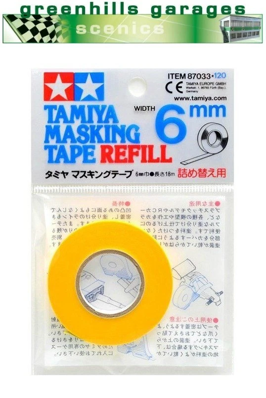 Cinta adhesiva Greenhills Tamiya 6 mm artículo 87033 - NUEVA Foto 1 de 1