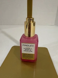 Suero facial Findley Vitamina C rosa y escualano ilumina e hidrata 2FLOZ/59mL nuevo - Imagen 1 de 6