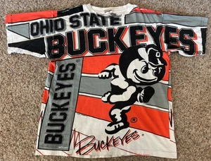 Vintage Ohio State Buckeyes 2 Sided AOP Magic Johnson T’s Single Stitch T-Shirt - Bild 1 von 7