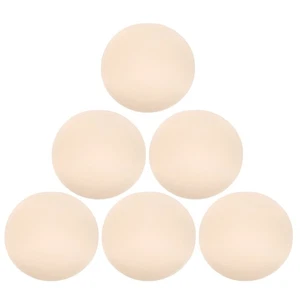 3 Pairs Round Bra Inserts Pads: Removable Round Inserts For Bra Cups Bikinis - Picture 1 of 12