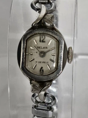 Banda de expansión de viento manual Belair 17 joyas vintage para dama funcionando  Foto 1 de 4