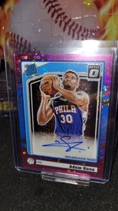 2024-25 Donruss Optic Basketball Adem Bona Rated Rookie Auto #14/25 Pink Disco - Picture 1 of 2