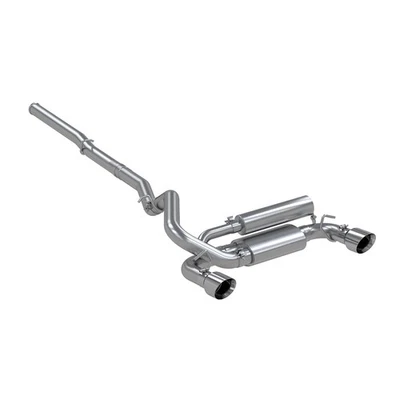 MBRP S4203AL Steel Cat Back Exhaust for 2016-2018 Ford Focus RS 2.3L EcoBoost - Image 1 of 4
