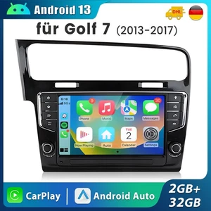 Radio de coche para VW Golf VII MK7 2013-2020 Android 13 Carplay GPS Navi DAB+ SWC DSP - Imagen 1 de 18