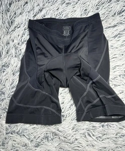 GORE Bike Wear Padded Cycling Shorts womens Large Black Stretch - Picture 1 of 4