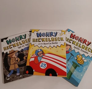 Set Of 3 HENRY HECKELBECK Paperback Books # 4,5,& 7 - Imagen 1 de 12