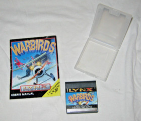 Atari Lynx II Handheld Game  WARBIRDS  w/instructions in a case