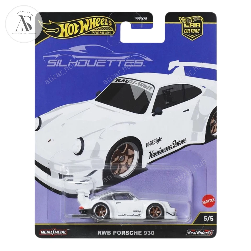 Hot Wheels 2025 RWB Porsche 930 JBK58 FPY86 Car Culture Silhouettes PSL Metal JP