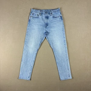 Jeans skinny Levi’s Premium uomo 501 W29 L28 lavaggio chiaro elasticizzato 29502-0117 - Foto 1 di 17