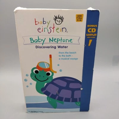 Baby Einstein Baby Neptune Discovering Water VHS Tape 9 Mos+ (No Bonus CD) - Image 1 of 4