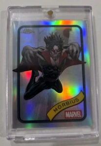 2025 TOPPS CHROME MARVEL MORBIUS REFRACTOR SHARP AND CLEAN #166 - Picture 1 of 2