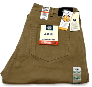 Dockers Mens Khaki Straight Fit All Seasons Tech 5-Pocket Pants Size 40x32 - Picture 1 of 9