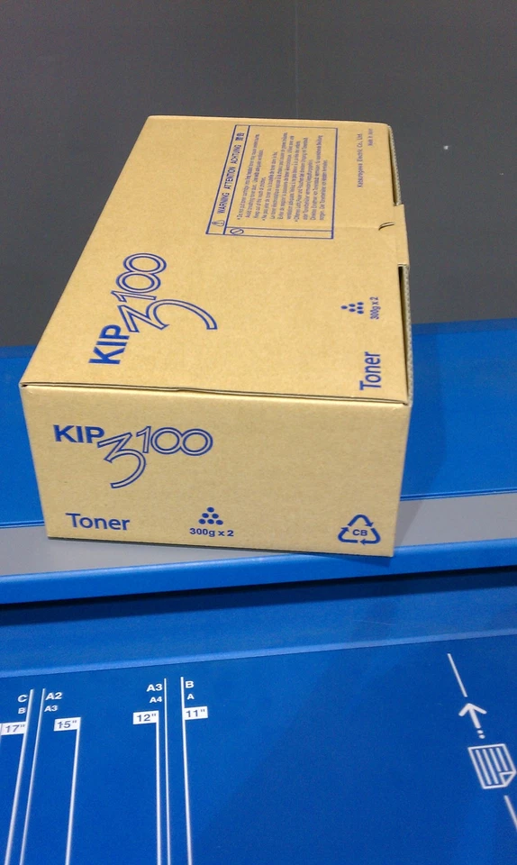 KIP 3100 Toner Genuine OEM Black 2 cartridges per box - Image 1 of 1