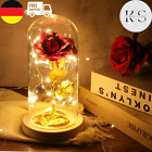 ADAZ Geschenke fr Frauen, Ewige Rose im Glas mit LED-Licht,Muttertagsgeschenke