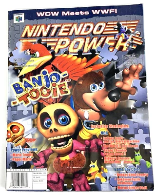 Póster Nintendo Power 139 Banjo Tooie N64 Mario Tenis Pokemon Cómic Inserto  Foto 1 de 4
