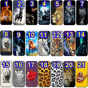 1X Wolf Tiger Lion Lip Leopard Horse TPU Gel Back Case Cover For Motorola Phone - Picture 1 of 1