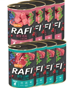 30x400g Rafi JUNIOR Lamm + Kalb Dosen MIX Nassfutter Hundefutter NEU - Bild 1 von 1