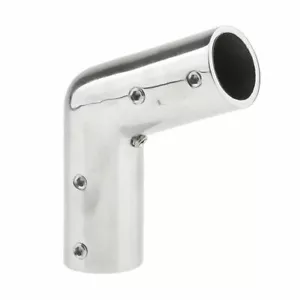 ISURE MARINE Stainless Steel Marine Boat Hand Rail Fitting Elbow 1" 125 Degree - Foto 1 di 3