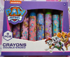 8 Paw Patrol Wachsmalstifte doppelseitig 16 Farben Crayons Kinder Wachsmalkreide