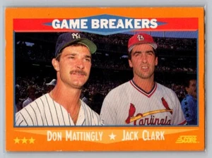 1987 Score Game Breakers Clark & Mattingly #650 - Picture 1 of 2