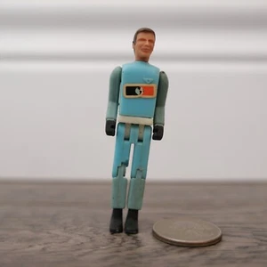 Vintage 70's Matchbox LESNEY Mac Mobile Action Command 1st Issue 3" Blue Figure - Picture 1 of 2