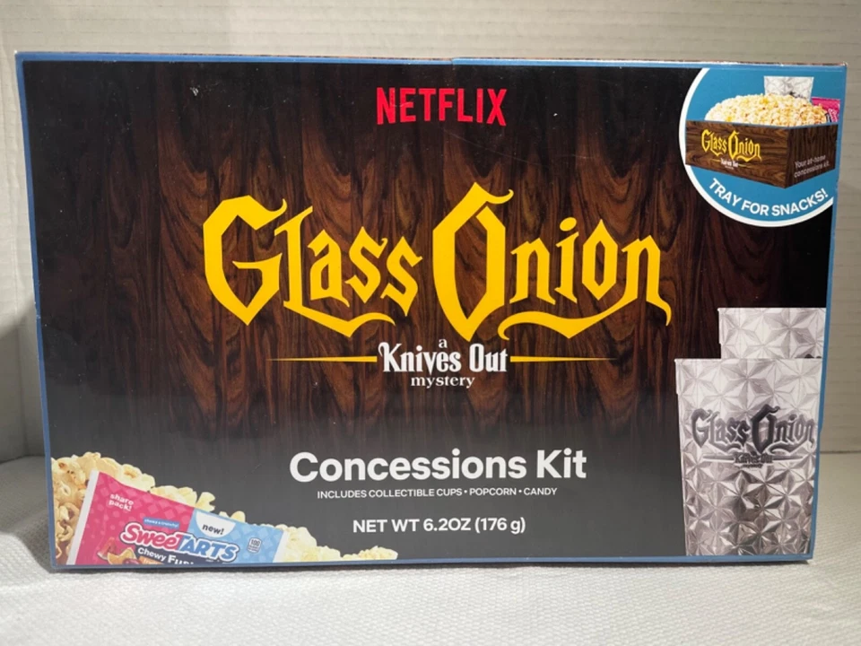 Netflix Glass Onion A Knives Out Mystery Concessions Kit