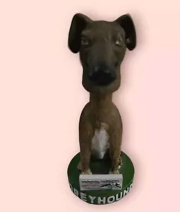 Vintage Corpus Christi Greyhound Race Track Dog Bobblehead Rare - Picture 1 of 3