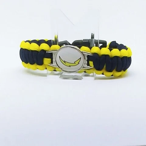 Los Angeles Chargers Survival Bracelet NFL Paracord Survivor Strap Football Team Cover