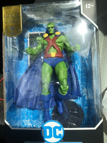 DC Multiverse Mcfarlane Gold Label Martian Manhunter 7" Figure Target Exclusive Cover