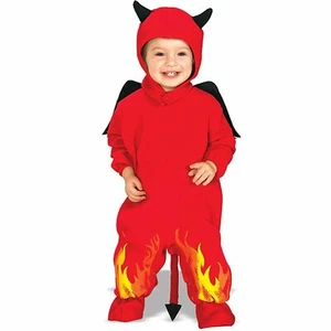 Lil Devil EZ-On Romper Costume - Newborn - Picture 1 of 3