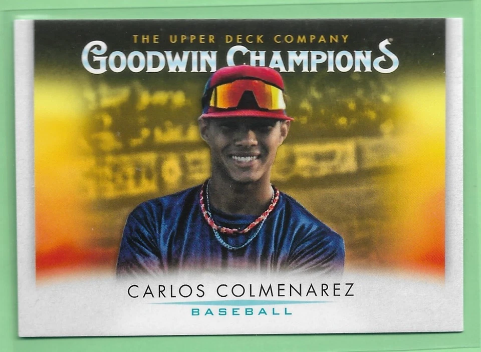 2021 UD Goodwin Champions Carlos Colmenarez Horizontal #69 Baseball (1A) - Image 1 of 1