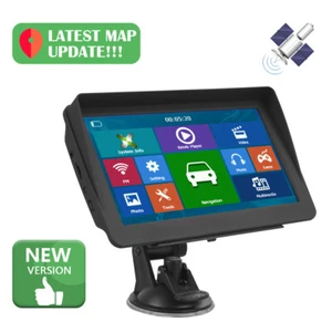 7 Zoll Navigation Navigationsgerät für Auto Navi Wohnmobil GPS 8GB+256MB EU - Bild 1 von 19